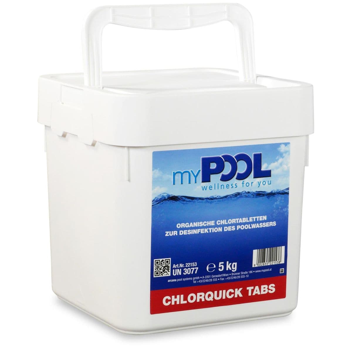 myPOOL Chlorquick Tabs Tabletten 20gr. schnelllöslich | 5,0 kg