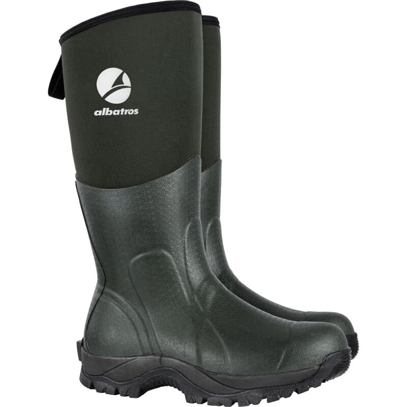 albatros Neoprenstiefel ONYX 2.0 öl- und säureresistente Naturkautschuksohle grün Gr. 47
