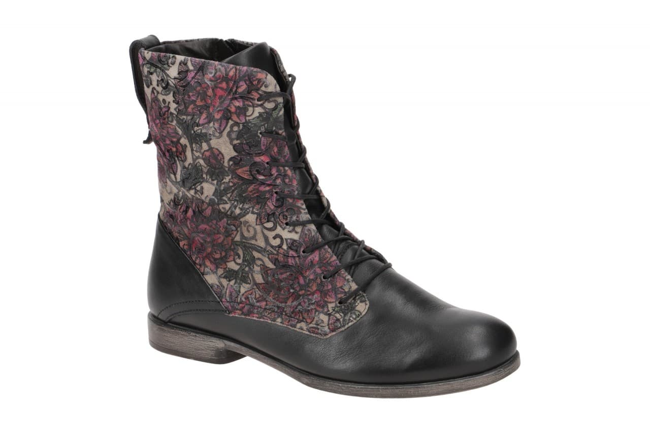 Think AGRAT 33 Stiefeletten Schwarz - schwarz / kombi, Toronto Calf / Effekt ...