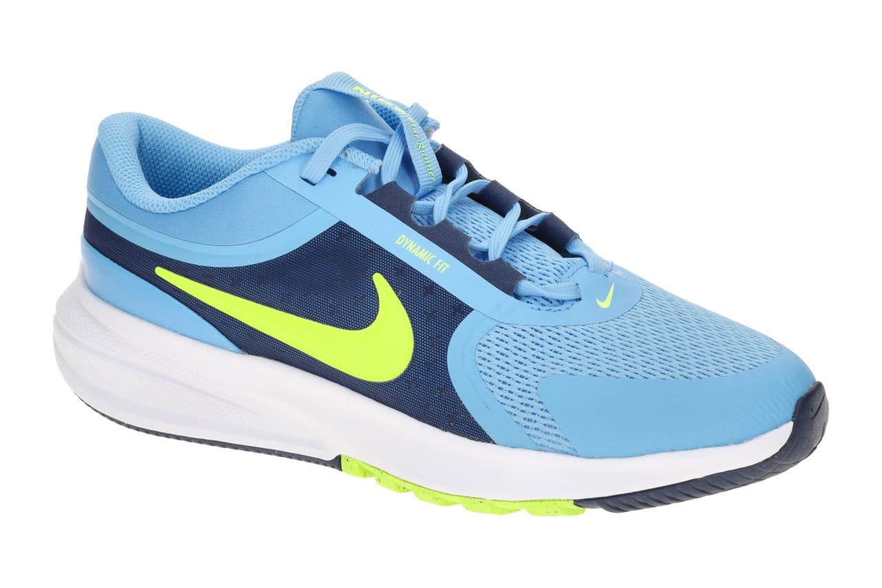 NIKE HF7004 400 STAR RUNNER 5 GS Jungen Laufschuhe blau university blue/volt/...