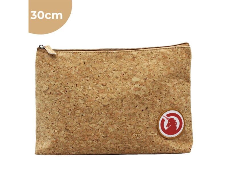 unicorn® große Kosmetiktasche aus Naturkork, 30 cm