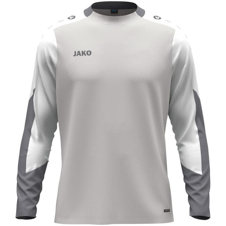 Jako Longsleeve Dynamic 8870 hellgrau/wei?/grau - Gr. 140