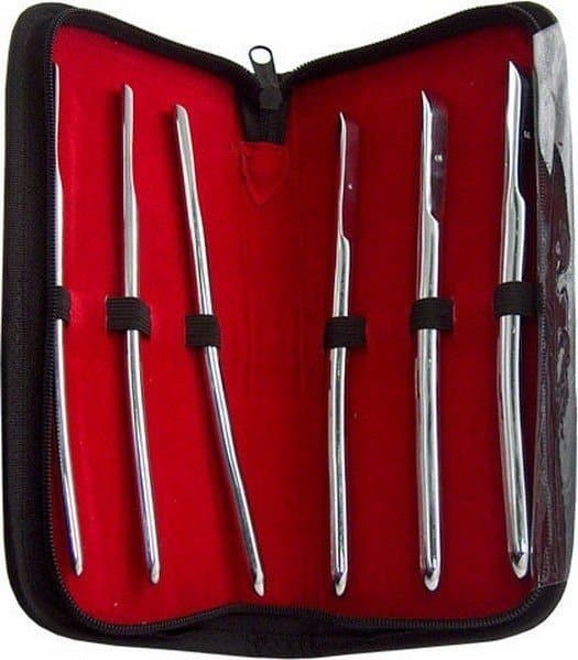 Hegar Dilator 6 er Set Edelstahl
