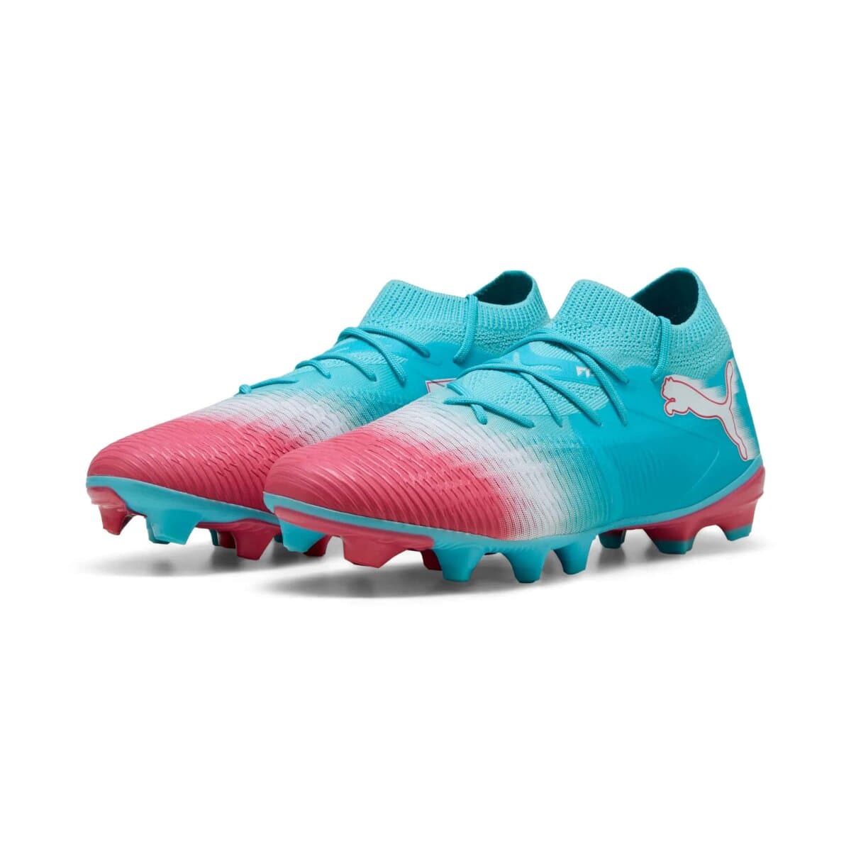 Puma Future 8 Match Re-Charge FG/AG Sondermodell hero blue-puma white-sunset pink 44,5