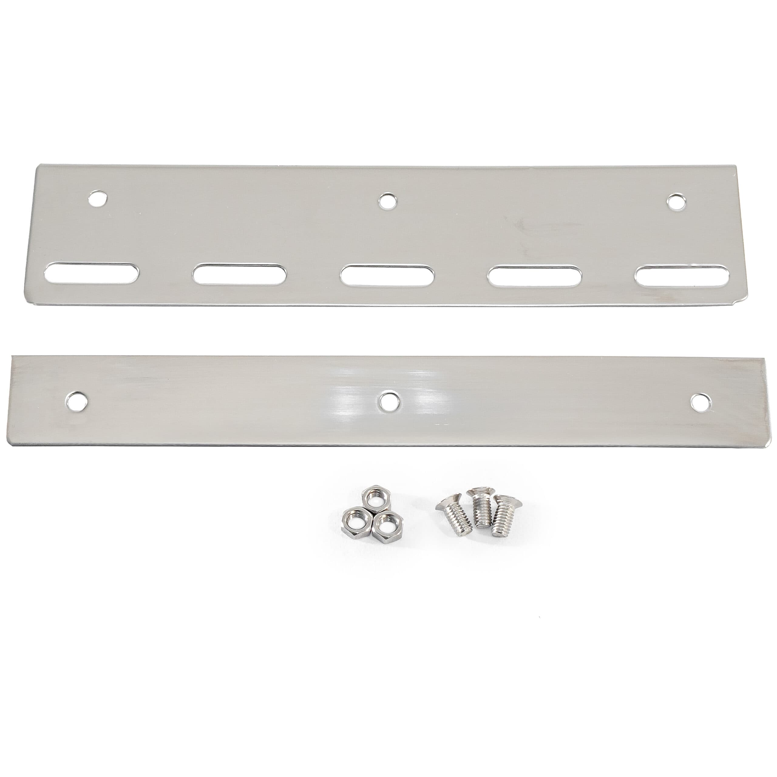 Befestigungsschiene Set Edelstahlschiene L-1m für PVC Streifenvorhänge Lamellen in der Breite 20cm