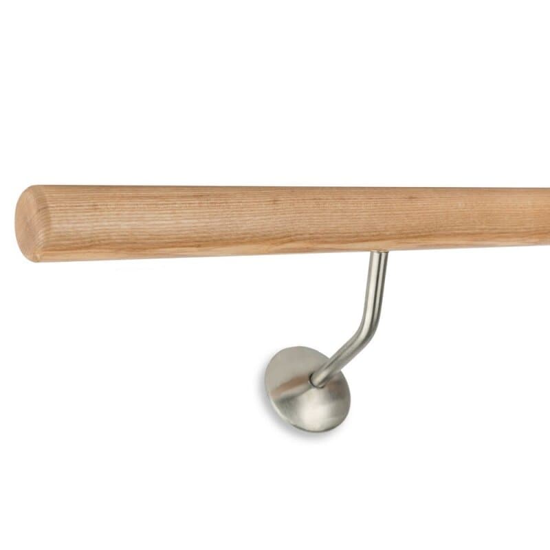 Ballettstange Esche Ø 42mm + Halter (25 cm)