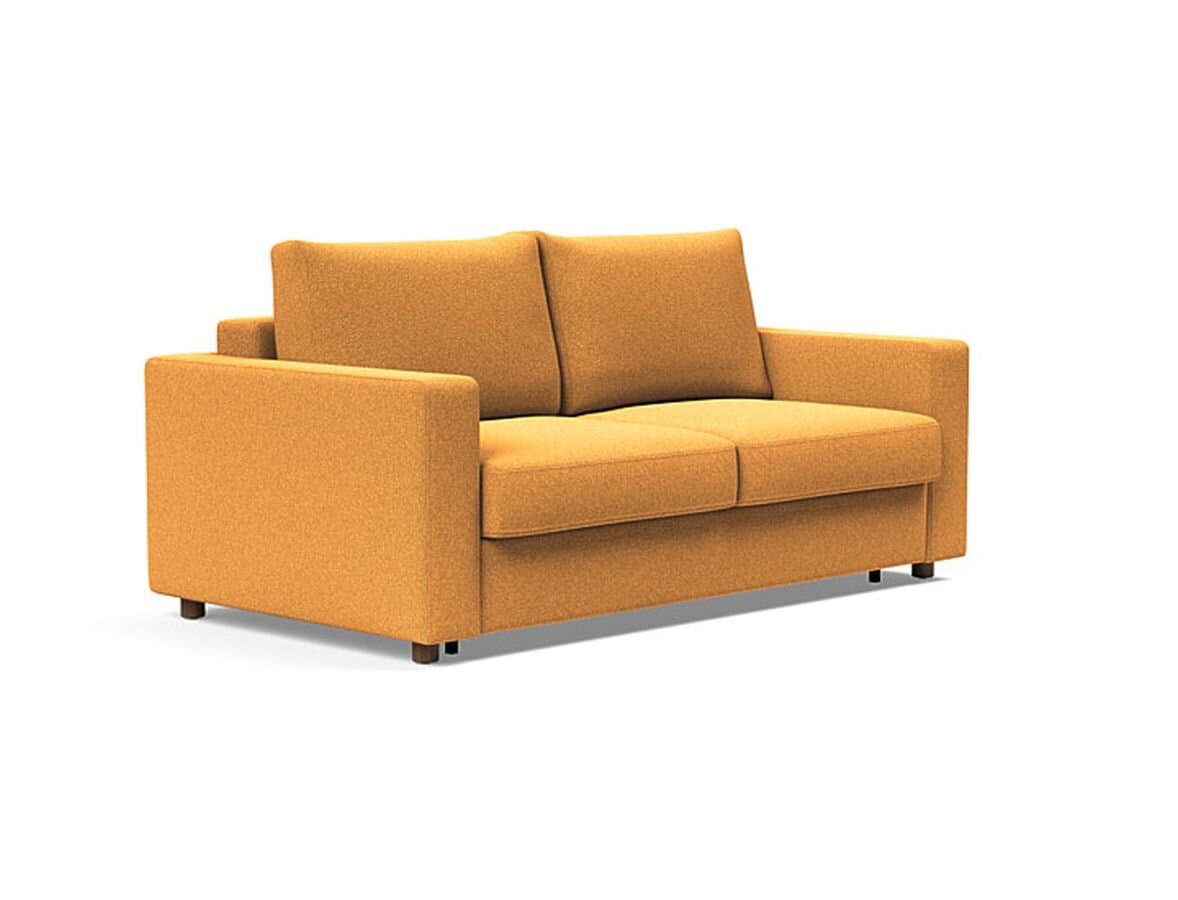 Innovation Neah 160 Klappsofa mit Standardarmlehnen 536 Boucle Ochre