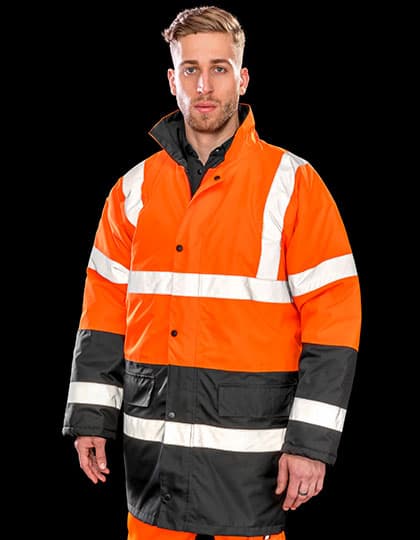 Result Safe-Guard RT452 Zweifarbige Sicherheitsjacke für Schnellstraßen
