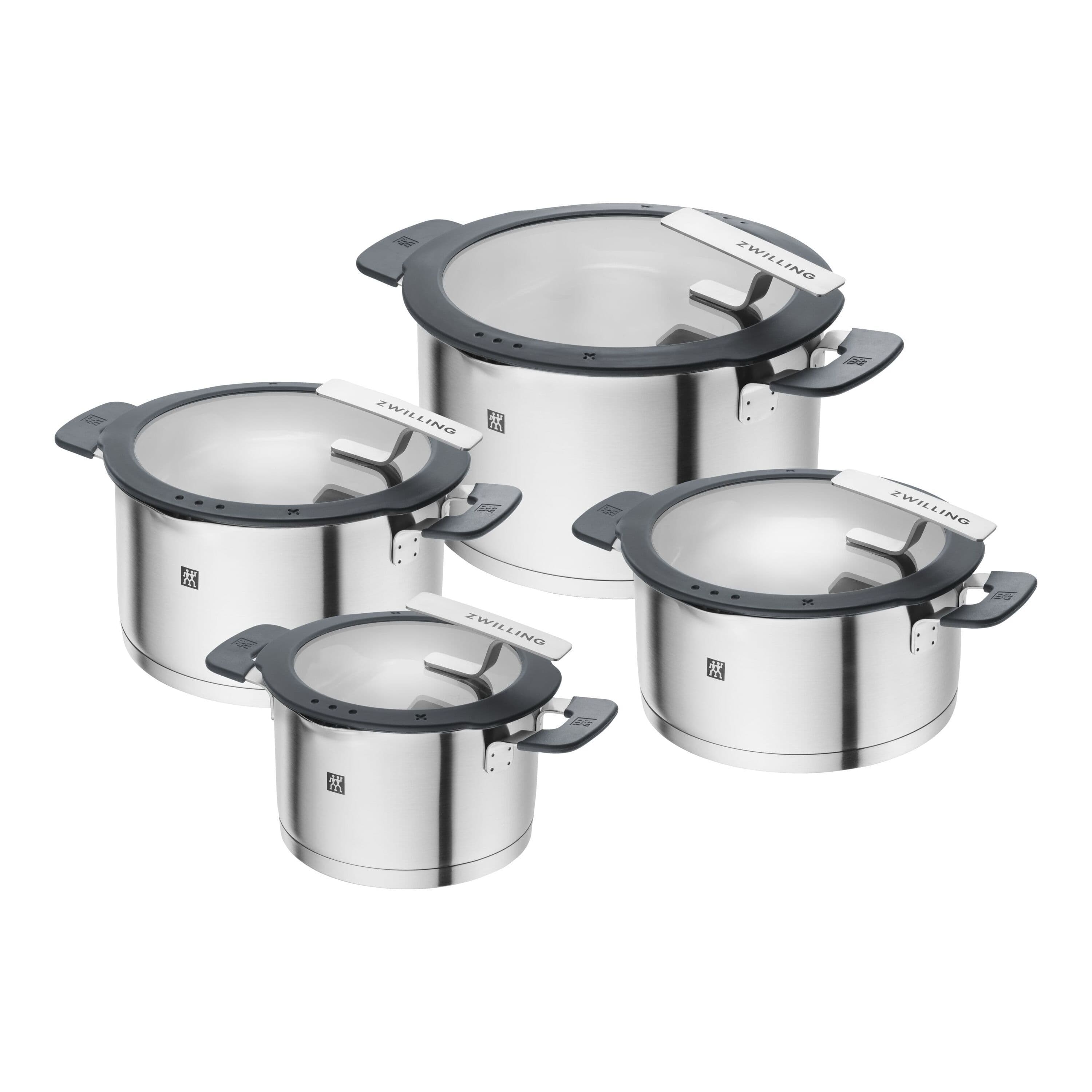 ZWILLING Simplify Kochtopfset 4-tlg, Edelstahl