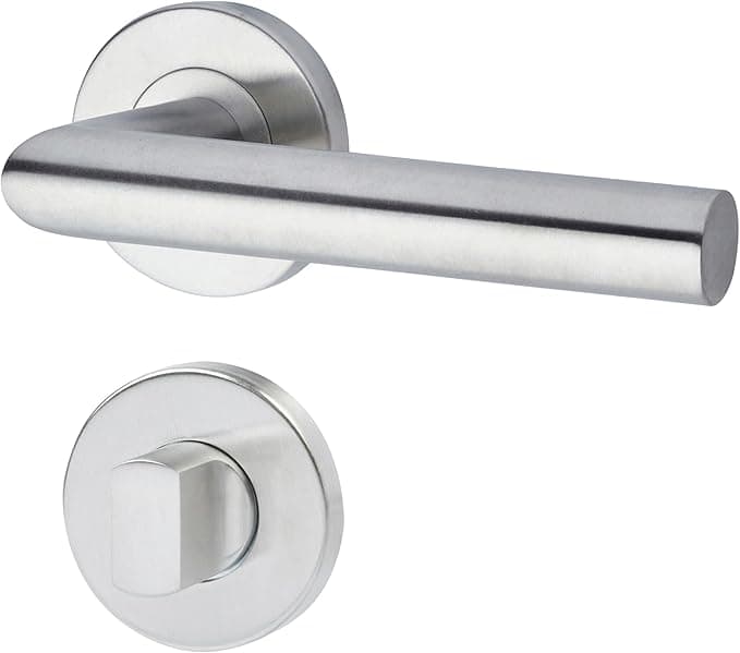 Yale L90 – Edelstahl Türgriff – Badezimmer-Rosette